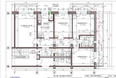 Apartament cu 4 camere decomandat în Piața Centrală - 1