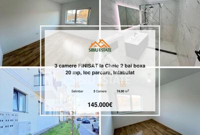 3 camere FINISAT la Cheie 2 bai boxa 20 mp,  loc parcare, Intabulat 3 camere FINISAT la Cheie 2 bai boxa 20 mp,  loc parcare, Intabulat - 1