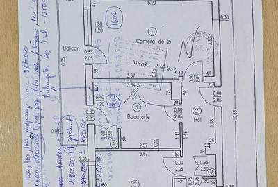 Apartament cu 2 camere în Central - 1