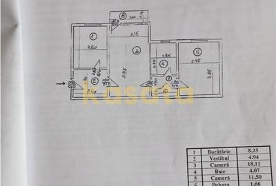 Apartament cu 2 camere semidecomandat în Iancului - 3