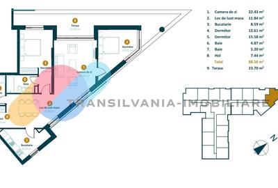 Apartament cu 3 camere semidecomandat în Mărăști - 1