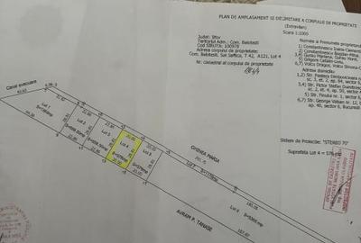 Teren Construcții intravilan de 576 mp, în Săftica