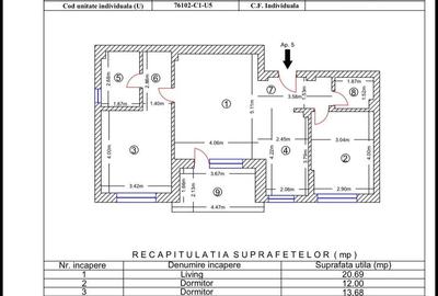 Apartament cu 3 camere în Central - 8