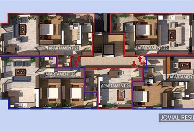 Penthouse cu 2 camere decomandat în Ghencea - 5