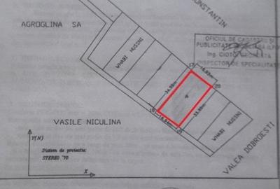 Teren Construcții intravilan de 578 mp, în Dobroești