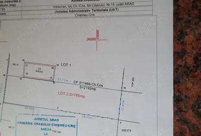 Teren de 785 mp, în Central