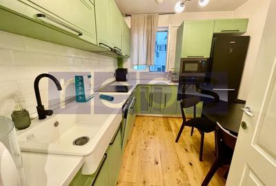 Apartament cu 2 camere semidecomandat, mobilat în Dorobanți