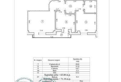 Apartament cu 2 camere în Tomis Plus - 1