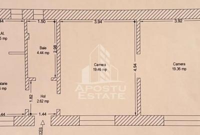 Apartament cu 2 camere nedecomandat, mobilat în Gării - 6