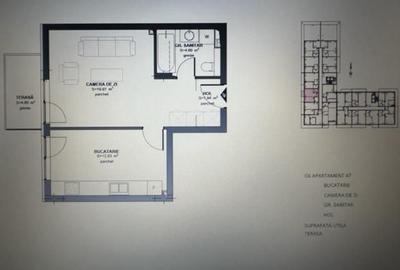 Apartament cu 2 camere semidecomandat în Florești - 2