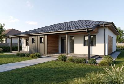 Duplex cu 3 camere cu Canalizare în Moșnița Nouă - 9