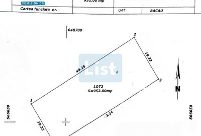 Teren Construcții intravilan de 952 mp, în Calea Bârladului - 1