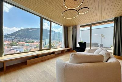 Penthouse de închiriat - Centru Brașov, vedere directă spre Tâmpa - 1