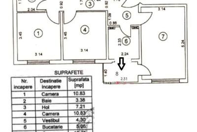 Apartament CF1, 3 camere decomandat Camil Ressu / Nicolae Grigorescu - 19