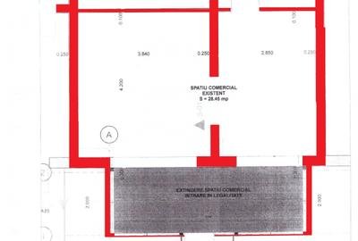 Spatiu comercial, 56mp, parter, str.Primaverii - 2