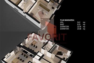 Duplex cu 4 camere cu Canalizare în Moșnița Veche - 21