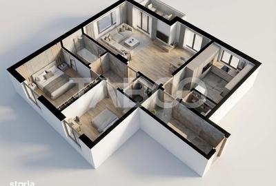 Apartament cu 3 camere decomandat, mobilat în Central - 14