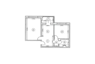 Apartament cu 3 camere în Central - 1
