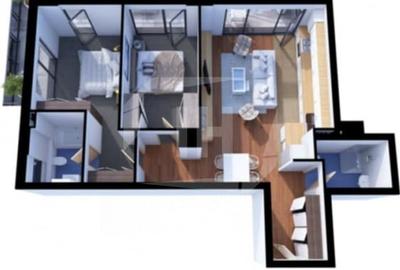 Apartament 3 camere cu terasa, zona Bazei Sportive Gheorgheni - 13