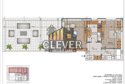 Apartament cu 2 camere în Titan - 1