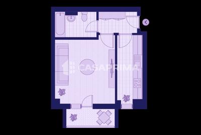 Apartament 1 camere, Decomandat clasic, Bloc Nou! - 1