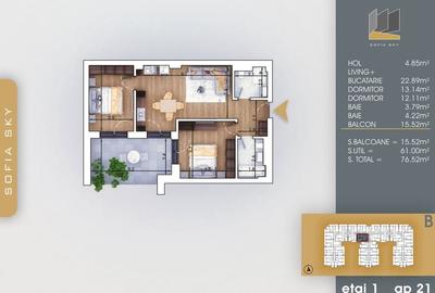 3 Camere Accesibil 76 Mp Titan-Theodor Pallady,7 min Metrou N.Teclu