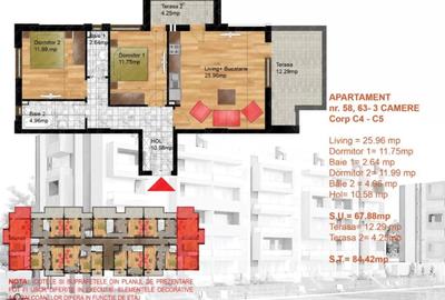 PRET PROMO > 3 Cam Mobilat si Utilat > Parcare Subterana > Metrou Berceni - 9
