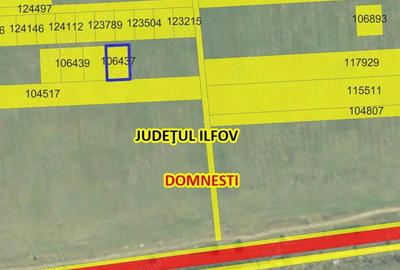Teren de 534 mp, în Domnești