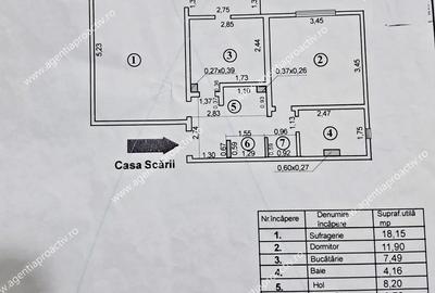 Apartament cu 2 camere bine întreținut, în zona IC Frimu – Etaj 2! - 9