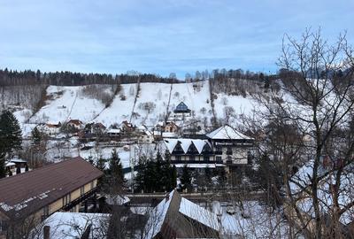 Teren intravilan 2.881 mp Șimon - Vedere panoramică Bucegi - Utilități incluse - 4