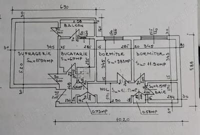 Apartament cu 3 camere decomandat în Craiovei - 8