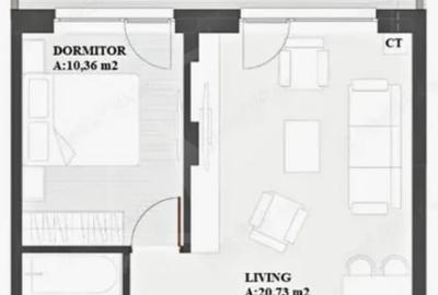 Apartament cu 2 camere, Floresti, zona Eroilor - 1