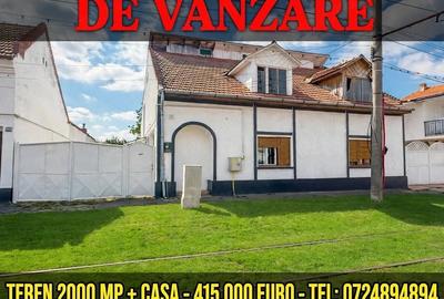 Casă cu 6 camere cu Teren 2000 Mp în Central