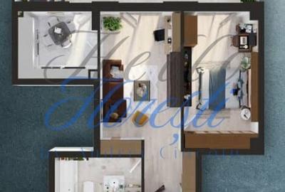 Apartament 2 camere, 55mp, terasa 15mp ansamblu Elite City, parcare inclusa - 3
