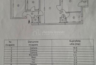 Apartament cu 3 camere în Mazepa 1 - 2