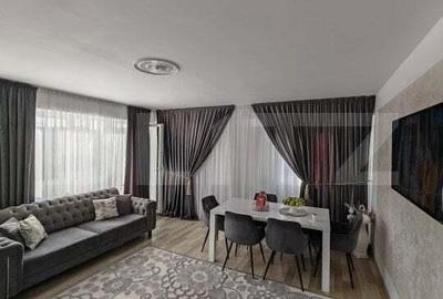 Apartament cu 3 camere decomandat, mobilat în Tractorul - 1
