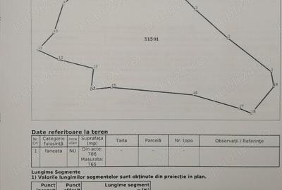 Teren de 765 mp, în Pârâul Pântei - 4
