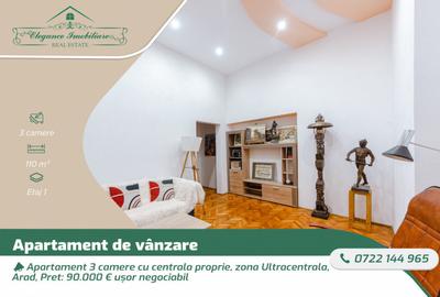 Apartament cu 3 camere semidecomandat, mobilat în Ultracentral - 2