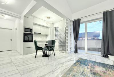 Penthouse cu 3 camere si 2 bai complet mobilat si utilat in Giroc. - 2