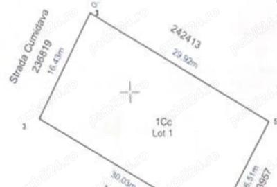 Colentina -Fundeni Cartierul Latin Teren 495 mp , Deschidere stradala 16,50 m - 2