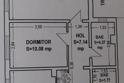 Apartament cu 2 camere decomandat în Central