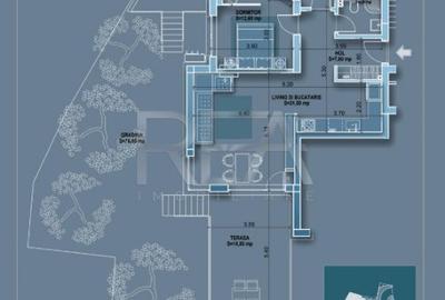 Apartament cu 3 camere decomandat în Eminescu - 3