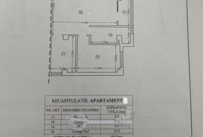 Apartament cu 2 camere semidecomandat în Miroslava - 1