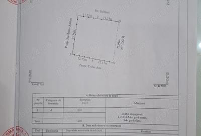 Teren de 600 mp, în Central