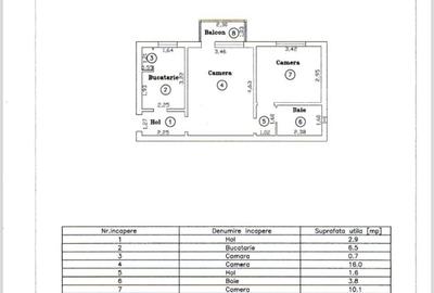 Apartament cu 2 camere semidecomandat, mobilat în Girocului - 2