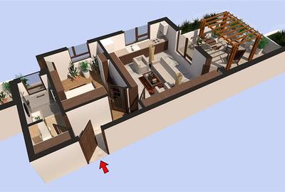 Penthouse cu 2 camere decomandat în Ghencea - 15