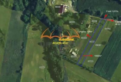 Teren de vanzare extravilan 1000m2 - 2