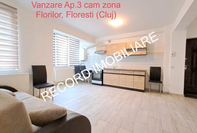 Apartament 3 camere, parcare zona Florilor in Floresti - 1