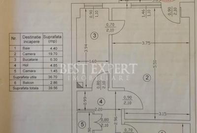 Garsonieră decomandată în Tineretului