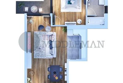 Apartament cu 2 camere în Obor - 1